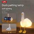 Miniatyrbillede 1 af 5: Sød Ande Natlampe, Lysende Langfinger Ande Silikone Squishy Lampe