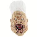 Pikkukuva 2 / 3: Halloween Chef Dress Up Huppu Pelottava Butcher Latex Mask Party Kumi