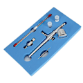 Miniatyrbild 1 av 4: Gravity Feed Dual Action Airbrush Set Färgsprutpistol För Tårtdekoration/Nagelkonst (470T)