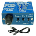 Miniatyrbild 2 av 5: Öppen CW Keyer MK2 Färdig med Aluminiumskal CW Keyer MK2 KIT CW Hastighet Justerbar Från 1 till 999 WPM