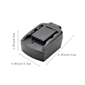 Miniatyrbilde 4 av 5: Batteriadapter for 18V batterikonvertering til 20V 6-pinners litiumbatteriverktøykonverter