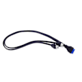 Pikkukuva 2 / 5: 0. Kaksois 2 Port USB 3.0 Etupaneelin Jatkojohto A-tyypin Naaras 20-nastainen Kotelon Otsikko Naaraspaikka A