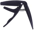 Professionell Ukulele Capo Enhands Snabbväxel Ukelele Capo Zinklegering Gitarrdelar Tillbehör (Svart)