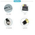 Miniatyrbillede 4 af 5: Højtydende 300W 12V DC5.5X2.5MM Input DC-ATX PSU Pico ATX Switch Mining PSU 24Pin MINI ITX DC ATX P