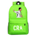Miniatyrbillede 1 af 5: Fodbold CR7 Ronaldo Printing Børnestuderende Skoletaske Ungdomsrygsæk Udendørs rejsetaske Computertaske style 14