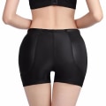 Pikkukuva 1 / 5: Naisten pehmustetut saumattomat Muotoiluhousut Alushousut Butt Lifter Hip Enhancer Alusvaatteet Shaper Shortsit Irrotettavat pehmusteet S-5xl black 4XL