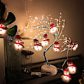 Miniatyrbilde 5 av 5: Julepynt LED Jule Snømann Lyslenker Juletre Julebord Dekor Lantern Q