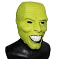 Pikkukuva 3 / 5: Vihreä Lateksimaski Jim Carrey -elokuvasta Loki The Mask Halloween-asuun