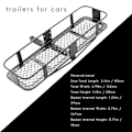 Pikkukuva 3 / 5: Metallinen takapuskuri vetokoukulla 1/10 Rc Crawler Axial Scx10 90046 Scx10 Iii Axi03007 Trx4 D90