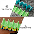 Miniatyrbillede 3 af 3: 4 stk. Tacos De Billar Taco Shell Holder Tortilla Roll Rack Taco Holder Stand Taco Trays Taco Rack Holder