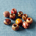 Miniatyrbillede 4 af 5: 100 stk. Træperler Store Huller Blandet Til Macrame DIY Håndværk Smykkefremstilling