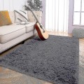 Miniatyrbild 2 av 3: Knfe Soft Fluffy Area Mattor För Sovrum Barnrum Plysch Shaggy Nursery Matta Furry Throw Mattor För Pojkar Gi-3,3 * 4 Feet-lila Grå