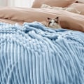 Miniatyrbilde 4 av 5: Fleece Twin-pledd for sofa – Supermyke og koselige pledd for kvinner, søtt lite pledd for jenter, 152 x 203 cm