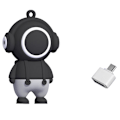 Miniatyrbillede 1 af 5: 32gb USB Flash Drive Memory Stick Musiker - USB2.0 Mobiltelefon U Disk - Gave Tide Play U Disk Sort