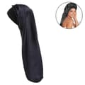 Lång Satin Sovhuva Långt Hår Bonnet Lös Sovhuva Med Mjukt Elastiskt Band För Kvinnor Dreadlocks Lockigt Hår