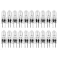20 st G4 Halogenlampor, 20W 12V Halogenlampor SZRH A-V