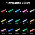 Miniatyrbilde 3 av 4: LED Glow Stick Party Blinkende Lys, 15 Fargeskiftende 2 Lysmoduser Y