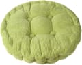 Soffkudde 45 cm Rund Solid Kudde Stol Pad Sittdyna Bekväm Mjuk Förtjockad Inomhus Utomhus Pad Grön