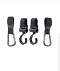 4 st Universal 360 Graders Rotationsvagnskrokar