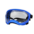 Pikkukuva 1 / 5: Koiran suojalasit Koiran UV-suojat aurinkolasit säädettävällä hihnalla Koirat Tuulenpitävät huurtumista estävät ulkoilmalasit Blue frame x clear glass