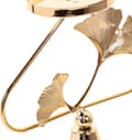 Miniatyrbillede 5 af 5: Guld lysestager til bloklys ginkgo blade