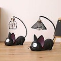 Miniatyrbilde 2 av 5: Resin Kattemønsterlampe Kreativ Nattlys Nattbordslamper For Lesing (trådskjerm)