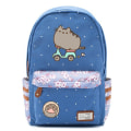 Miniatyrbild 1 av 5: Fat cat mochila söt canvasväska kawaii ryggsäck ungdomsaxelväska style 3