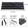 Miniatyrbillede 4 af 5: 300w 12v Solpanel Kit Batterilader 300 Watt 12 Volt Off Grid System Med 10a-60a Controller