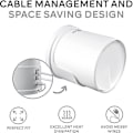 Miniatyrbild 3 av 5: 3-pack Väggfäste för Deco X20, Deco X60 Whole-Home Mesh WiFi-system, Kompatibel med Hem WiFi-router
