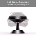 Miniatyrbillede 4 af 5: 360° Roterbar Mobilholder med Selvklæbende Magnetisk Bilholder Sort