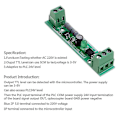 Miniatyrbild 3 av 5: 1-kanals Optokopplare Kort 220V Spänningsdetektering Isolationsmodul PLC