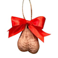 Pikkukuva 1 / 5: Joulukuusi riippuva hartsikoristelu keula joulupukin hattu Xmas Party hauska riipus koriste style 1