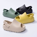 Miniatyrbillede 5 af 5: Småbørns Slidesandaler, Børnesommer Slip On Slidesandaler, Strand Pool Anti-slip Vandstøvler, Indendørs Udendørs Letvægts Slippersandaler Til