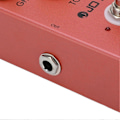 Miniatyrbild 3 av 4: Distortionpedal Mörk Röd Metall Klassisk Brittisk Rock Monoblock Gitarreffektpedaler True Bypass