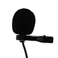 Miniatyrbillede 5 af 5: 3,5 mm Lavalier Revers Nål Clip-On Mikrofon Mic Til Sennheiser Sort