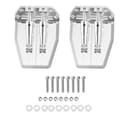 2st Metall Justerbara Trimplan 69x57x30mm För Nitro Gas Rc Modellbåt