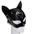 Miniatyrbilde 2 av 3: Dame Cat Selina Kyle Maske Bruce Wayne Kostyme Latex Fancy Voksen Halloween