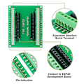 Miniatyrbild 4 av 5: 4 st ESP32 Breakout Board GPIO 1 till 2 för 38-stifts smal version ESP32 ESP-WROOM-32 Mikrocontroller