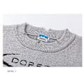 Pikkukuva 4 / 5: Retro Villa Racing Letters Neule Hiphop Pariskunta Neuleet black L