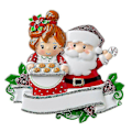 Miniatyrbild 2 av 5: Julgransprydnader familj julgransdekoration julkula julgransprydnad no3614-ZZY