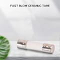 Miniatyrbillede 4 af 5: 10 stk. 250V 0.5A 500mA Hurtigvirkende Keramiske Sikringer Rør 5mm x 20mm