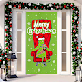 Miniatyrbilde 1 av 5: Juledekorasjon for dør - Merry Grinchmas Font - Veranda Skilt - Vinter - Nyttår - Jul - Julepynt og -tilbehør til hjemmet