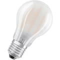Miniatyrbilde 2 av 2: LED-lys, klassisk form pære med skrusokkel: 4W E27 erstatning, frostet, 2700K, pakke med 2