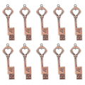 Pikkukuva 1 / 5: 10x USB 2.0 Metallinen USB-muistitikku Puhdas Kupari Sydän USB-muistitikku Avain (kupari, 8gb)-Erinomaisuus