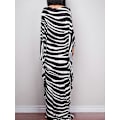 Miniatyrbillede 4 af 4: Afslappede zebra kaftan saronger
