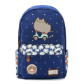 Miniatyrbild 1 av 5: Fat cat mochila söt canvasväska kawaii ryggsäck ungdomsaxelväska style 4