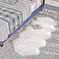 Miniatyrbilde 5 av 5: Fuskepels Saueskinnsteppe, hvitt mykt fluffy shaggy område teppe ultra mykt 2 X 5,3 fot saueskinnsteppe for soverom sofa stue gulv barnerom