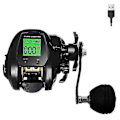 Miniatyrbillede 1 af 5: TX800 Baitcasting Fiskehjul Elektronisk Stor LED-skærm Høj Hastighed 7.2:1 10kg Vandtæt Støbe Tromlehjul Højre