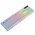Miniatyrbild 1 av 2: LED Bakgrundsbelyst USB Gaming Tangentbord Mode Mekaniskt Tangentbord Gaming Tangentbord Trådbundet