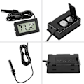 Miniatyrbilde 2 av 5: 3 stk. Digitalt Termometer Hygrometer Mini Probe Termometer Temperatur Hygrometer Reptil Inkubator Fjærkre Kontor Stue